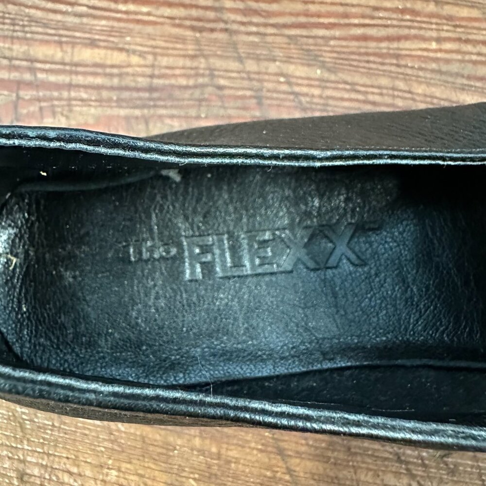 THE FLEXX Black Leather Draper Loafer 38 - Picture 9 of 12
